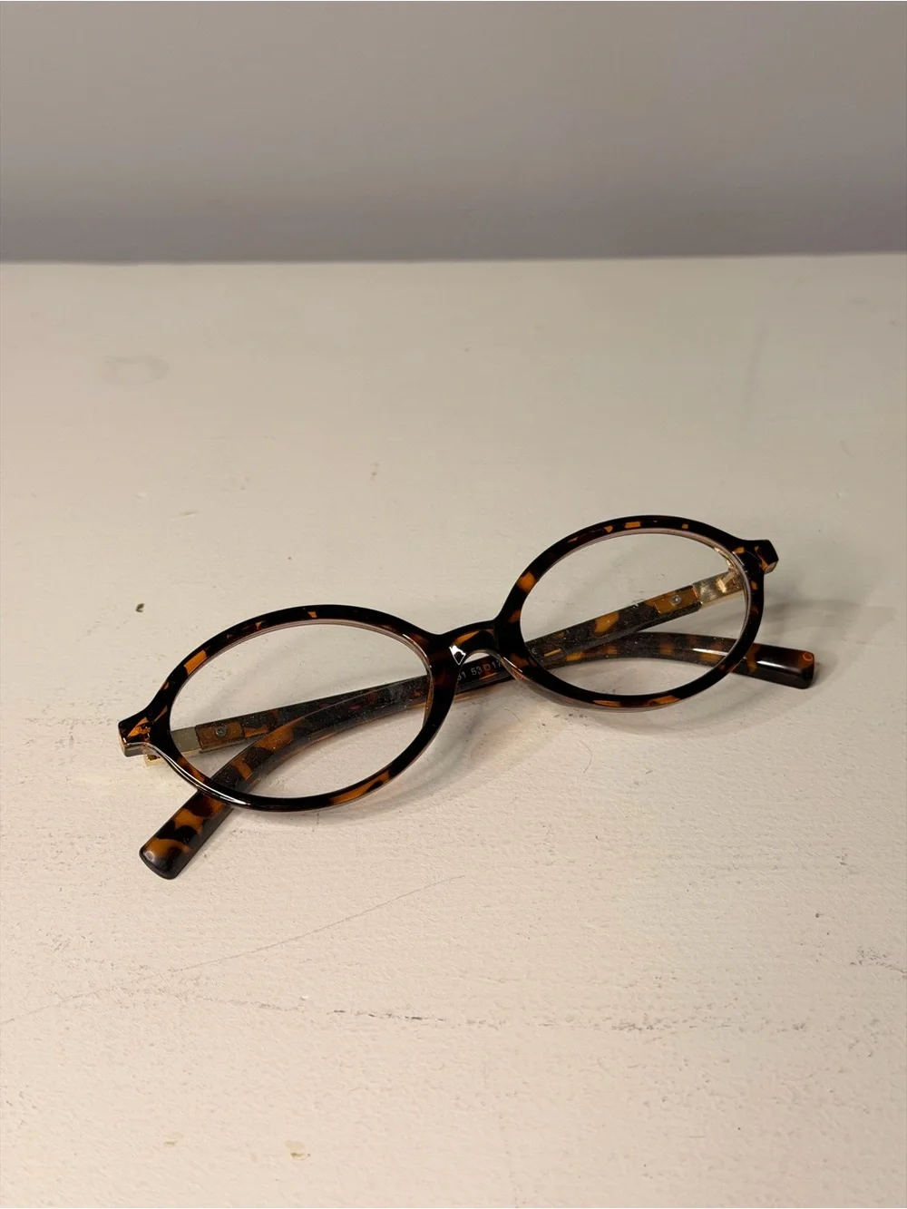 Tortoiseshell Oval Blue light Glasses